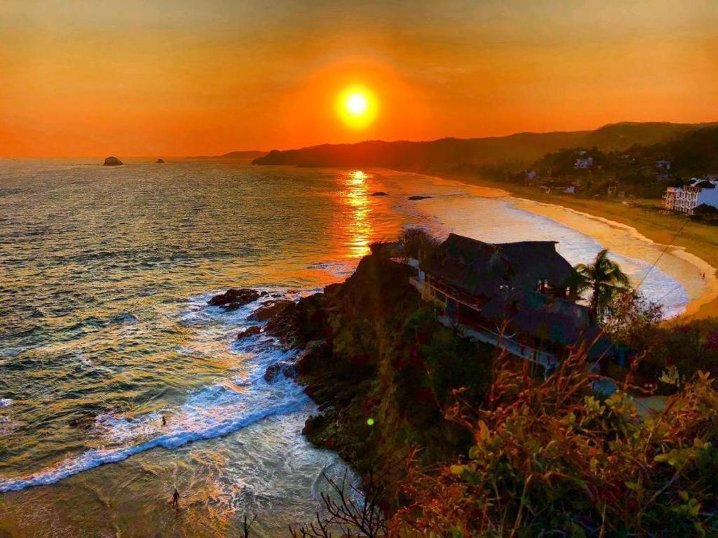 Playa Amor - Private Villa & Best Views Zipolite Exterior foto